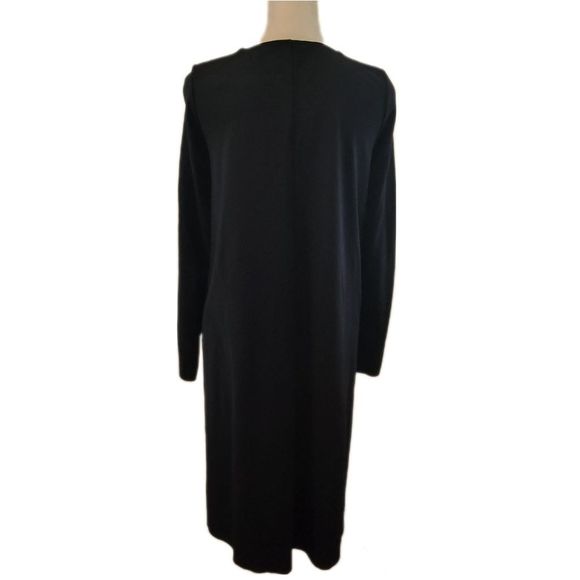 COS Longsleeve Wool Pleated Dress - Picture 3 of 6